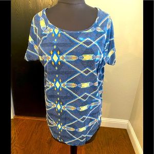 Zara Aztec Print Tee L